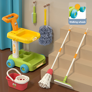 Grechi H354 Nouveau Kit <span class=keywords><strong>de</strong></span> Nettoyage Éducatif Détachable pour Enfants, 23 Pièces, en Plastique Écologique Non Toxique, Unisexe, à partir <span class=keywords><strong>de</strong></span> 3 Ans, <span class=keywords><strong>Jouet</strong></span> pour la Coordination Main-Oeil - Product Image 3