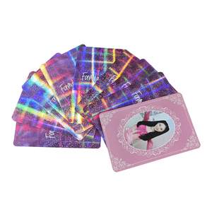 Factory Price Color Printing Cute <strong>Pattern</strong> <strong>Paper</strong> Card With Pink Shiny Cards - Product Image 1