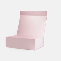 Boîtes cadeaux de luxe extra grandes de 60 cm, rose, fermeture magnétique, en vrac