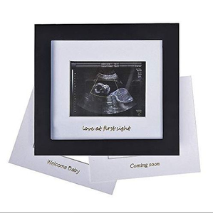 Marco de Fotos para Ecografía de Bebé, Recuerdo de Ultrasonido 'Amor a Primera Vista', Regalo para Recién Nacido con Tarjeta de Bienvenida, OEM - Product Image 1