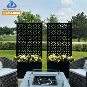 MaoRong Vente en gros personnalisée <span class=keywords><strong>de</strong></span> jardinières murales en métal avec revêtement en poudre, pots <span class=keywords><strong>de</strong></span> fleurs d'<span class=keywords><strong>extérieur</strong></span> pour la maison et le jardin - Product Image 2