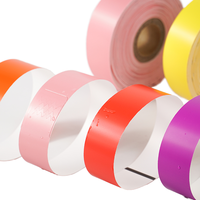 Bracelet étanche multicolores 25*279mm, 25*178mm, 25*152mm pour événements, festivals, parcs d'attractions