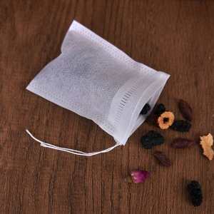 Drawstring Food Tea Filter <b>Bags</b> Various Sizes Empty Non Woven Bath Tea <b>Bag</b> - Product Image 4