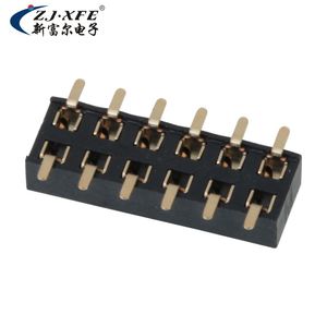 Connecteur SMD 2,0 mm, connecteur femelle à double rangée, entrée par le bas, broches plaquées or - Product Image 4