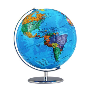 Globo Terrestre Illuminato AR ad Alta Definizione in Lingua Inglese per Ufficio <span class=keywords><strong>e</strong></span> Casa, Decorazione in ABS, Misure 20/26/30 cm - Product Image 5