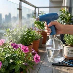 Pulverizador Eléctrico Inalámbrico Recargable por USB, Atomizador de Plástico con Batería, Pulverización Continua Ajustable para Plantas y Cabello - Product Image 6