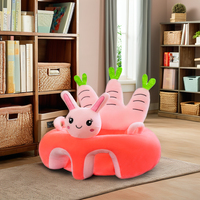 Fauteuil-canapé unisexe en peluche pingouin pour bébé, motif Toy Story brodé, doublure en maille, finition vernie, accessoires d'apprentissage