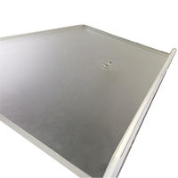 Pupitre moderne incurvé en acrylique dépoli, plateforme détachable, chaire, couleur personnalisable, porte-livre pour école et église