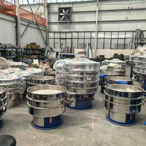 Tamis vibrant rotatif à large gamme d'applications avec structure à démontage rapide pour le tamisage de poudres minérales mélangées dans le bâtiment - Product Image 5