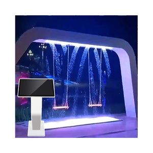Fontaines d'eau dansantes de style moderne, rideau d'eau numérique avec lumière à motifs, fontaine pour parc, hôtel et décoration de jardin - Product Image 2