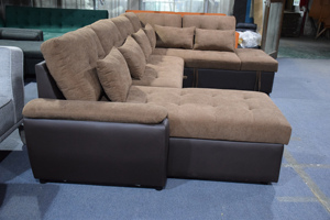 Bán Hot da Hiện Đại Đồ nội thất SET Sofa giường màu nâu sẫm - Product Image 2