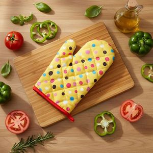 Maniques de cuisine en coton personnalisées, résistantes à la chaleur, écologiques, pour usage domestique – Fournisseur - Product Image 4