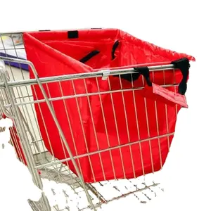 带塑料夹子的购物袋可折叠可重复使用的超市购物车包