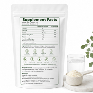Poudre de supplément de <span class=keywords><strong>collagène</strong></span> <span class=keywords><strong>bio</strong></span> hydrolysé <span class=keywords><strong>marin</strong></span>, glutathion, kératine, multi-peptides et vitamine C, biotine pour le blanchiment de la peau - Product Image 2