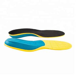 Manufacturer Shoe Insole Print logo Flat Foot Correct Shoe <b>Insert</b> Arch Support Orthotic Insole - Product Image 3
