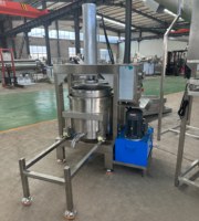 Hydraulische pers voor fruit en groenten, 600 kg/uur, hydraulische dehydratatie-apparatuur voor groenten en cassave, machine voor garri-verwerking