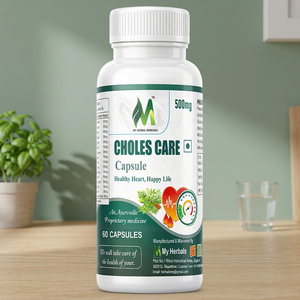 Cápsulas Herbales Choles Care, Extracto Botánico Poliherbáleo a Base de Plantas, 500 mg, 60 Unidades, Suministro a Granel, Marca Privada OEM - Product Image 1