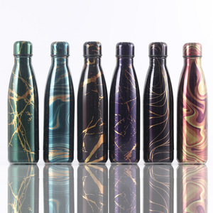 2023 modelo más nuevo pintura de goma 500ml botellas de agua térmicas aisladas de larga duración de acero inoxidable - Product Image 3