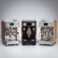 Machine à café expresso et thé professionnelle semi-automatique à double chaudière, contrôlée par PID, avec pompe vibrante, pour usage commercial