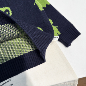 <span class=keywords><strong>Cardigan</strong></span> en tricot épais anti-boulochage pour garçons, nouvelle collection automne 2026, style coréen, motif dessin animé, pour bébés et jeunes enfants - Product Image 4