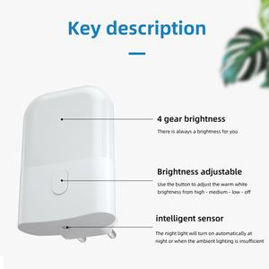 Vente en gros de lampes murales LED 2700K avec détecteur de mouvement et luminosité réglable - Product Image 4
