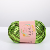 Metallic T-Shirt Yarn Glossing Yarn Metalli T-Shirt-Yarn Metallic for Crocheting Bags