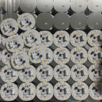 Carte de source de lumière LED en gros, non assemblée SKD CKD, 3W 5W 7W 9W 12W 15W 18W 24W Watt, pièces de lampe LED E27 DOB, puce LED, composants de lampe LED