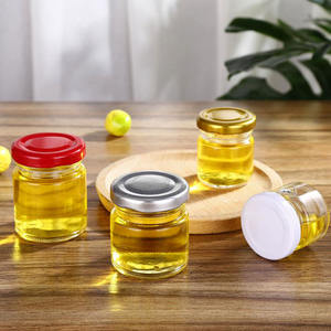 Bocal en verre transparent de 50ml 75ml avec couvercle avec logo personnalisé pour Nid d'oiseau <span class=keywords><strong>Crea</strong></span> - Product Image 6