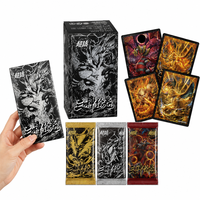 YQ Pokemoned Three Gods Scroll Card Set Origin 6.0 Super Topic Ink Fan Art Foil Packs, Groudon Kyogre Tarjetas Coleccionables Raras TCG