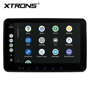 Système de navigation stéréo universel Android 15 double DIN 10,1 pouces pour voiture, 6+128 Go, QLED, 4G, DSP, sortie audio fibre optique CE-XTRONS - Product Image 3