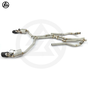 Csz cho AUDI RS6/rs7 C7 4.0tt 2013-2018 đầy đủ hệ thống ống xả midpipe Muffler OEM van kiểm soát catback - Product Image 3