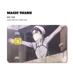 किंगरियल होलसेल रिमूवेबल वाटरप्रूफ DIY कस्टम मिश्रित प्यारा एनीमे एटीएम कार्ड स्किन स्टिकर - Product Image 5