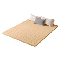 Sommier à lattes pliable en pin massif, support de matelas, planche de remplacement pour lits superposés, tailles Twin, Full, Queen, King