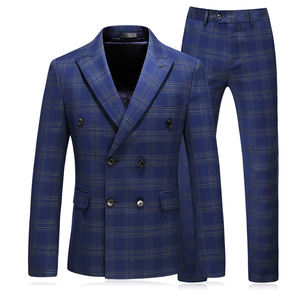 <span class=keywords><strong>2020</strong></span> nouveau classique Double boutonnage <span class=keywords><strong>homme</strong></span> <span class=keywords><strong>costume</strong></span> costumes de <span class=keywords><strong>mariage</strong></span> personnalisés 3 pièces costumes ensemble pour hommes - Product Image 1