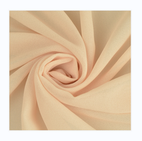 EN STOCK tissu en mousseline de soie perlée haute densité 100% T Hi-Multi mousseline de soie 105gsm tissu Georgette pour vêtements pour femmes, tissu de pyjamas