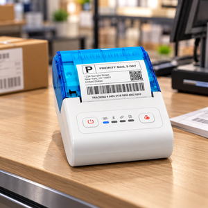 Mini Impresora Térmica de Etiquetas, Inalámbrica BT, 203dpi, Portátil, 1500mAh, 7.4V, Alta Velocidad, Impresión Rápida, Impresora de Bolsillo - Product Image 2