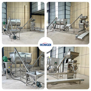 Mélangeur en forme de U en acier inoxydable avec ligne de production de machine d'emballage mélangeant et emballant la production intégrée - Product Image 5