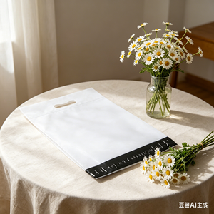 Sacs de coursier avec poignée intégrée, imperméables, résistants aux déchirures, en plastique, pour l'emballage de colis en entrepôt et en livraison express - Product Image 1