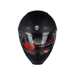 Casque de moto vintage intégral DOT rétro - Product Image 2