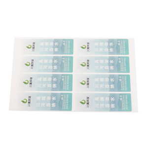 Tùy Chỉnh Pearlized Phim Nhãn Không Thấm Nước Xé Kháng Độ Nét Cao In Ấn Dán Cho Ngoài Trời Chai Nước Giải Khát - Product Image 2