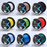 Línea de Pesca Trenzada YGR MAX 300YDS X8 de PE, Color Personalizado, Alta Resistencia, 8 Hilos, Multifilamento, Fabricante OEM ODM Personalizado