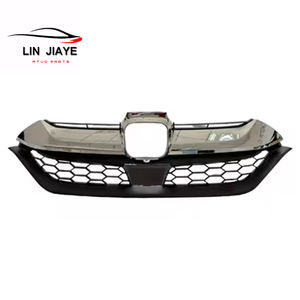 Rejilla delantera cromada de coche de alta calidad para 2017 2018 2019 Honda CRV Delexe Parachoques delantero Parrilla superior OEM 71121-TLY-H01 - Product Image 5