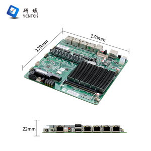 Carte mère Yentek M41E Mini ITX J4125 4 Gigabit LAN Intel LGA1151 DDR4 monocanal pour serveur - Product Image 1