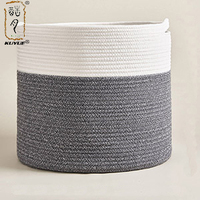 Panier à plantes tissé en corde de coton KUYUE, paniers pour plantes et pots, panier à plantes d'intérieur