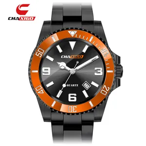 Chaxigo Mannen Horloges Luxe Beroemde Merk Mannen Mode Casual Kleding Horloge Quartz Horloges Relogio Masculino Aanpasbare