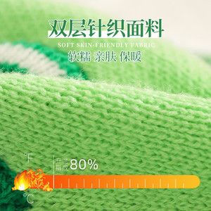 Pull pour chien motif ours mignon vert, vêtements d'hiver confortables pour petits chiens, Pomeranian, Bichon Frisé, Pinscher miniature, Teddy Bear - Product Image 4
