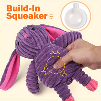 Jouets grinçants pour chiens en peluche mignons et durables jouets indestructibles pour chiens jouet à mâcher interactif écologique pour chiots