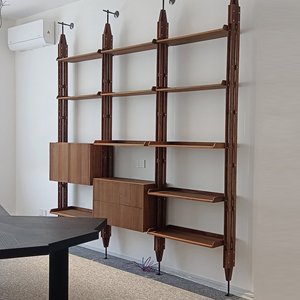 Étagère à livres <span class=keywords><strong>colonne</strong></span> minimaliste haut de gamme italienne, rangement, présentoir, armoire de sol de luxe pour livres <span class=keywords><strong>et</strong></span> objets, vitrine de luxe légère - Product Image 1