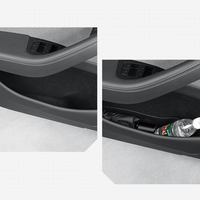 Boîte de rangement latérale pour porte, version semi-intégrée, TPE antidérapant, résistant aux rayures, anti-poussière, imperméable, Tesla New Model YL