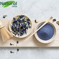 Penjualan Langsung Pabrik Bubuk Bunga Kacang Kupu-kupu 100% Murni yang Larut dalam Air Bubuk Matcha Biru Alami